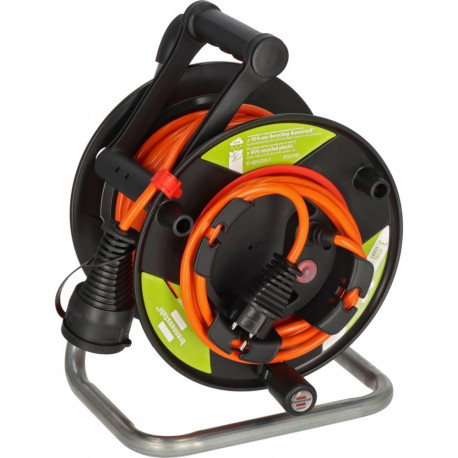 Garant aia kaablirull G Bretec IP44 1 pistikupesa 23+2Meter, must/oranž