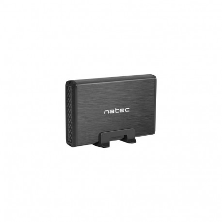EXTERNAL HDD/SSD ENCLOSURE NATEC RHINO SATA 3.5" USB 3.0 ALUMINUM BLACK