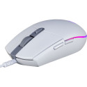 Logitech Mouse G203 Lightsync white (910-005797) (910005797)