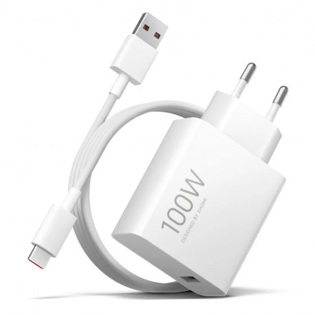 Xiaomi USB laadija 100W Charging Combo USB-A, valge