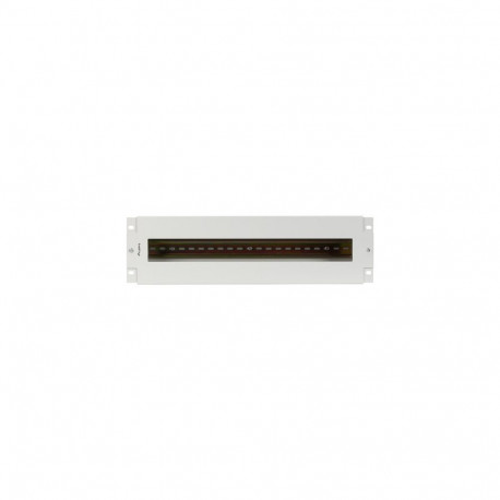 Lanberg pingejaotuspaneel 19" 3U DIN-liistuga TS-35, hall