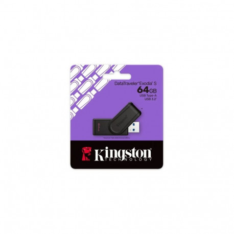 Kingston Pendrive 64GB DataTraveler Exodia S USB 3.2 Black EU (DTXS/64GB)