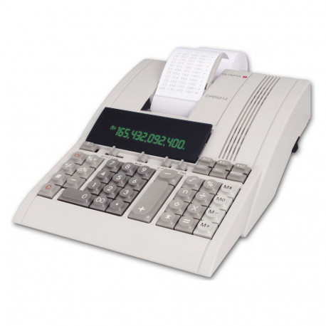 "Olympia Tischrechner CPD 5212 +Drucker weiss"