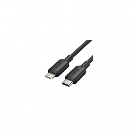 CABLE USB-C TO LIGHTNING/2M BLACK LAKBH VENTION
