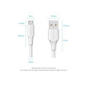 CABLE USB2.0 TO MICRO-B/2M WHITE CTIWH VENTION