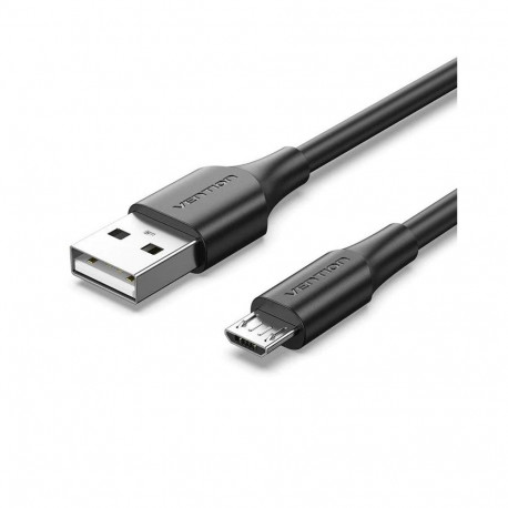 CABLE USB2.0 TO MICRO-B/0.5M BLACK CTIBD VENTION