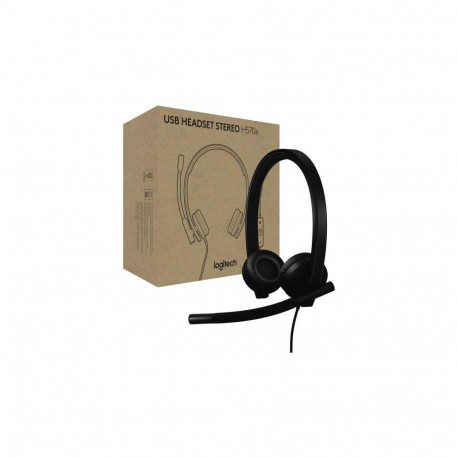 Headset - Logitech H570e Teams Version Stereo USB-A Headset Black