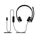 Headset - Logitech H570e Teams Version Stereo USB-A Headset Black