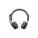 Wireless Headset - Logitech Zone Wireless 2 Teams Version, USB-C Receiver, AI Noise Cancellation, Bl