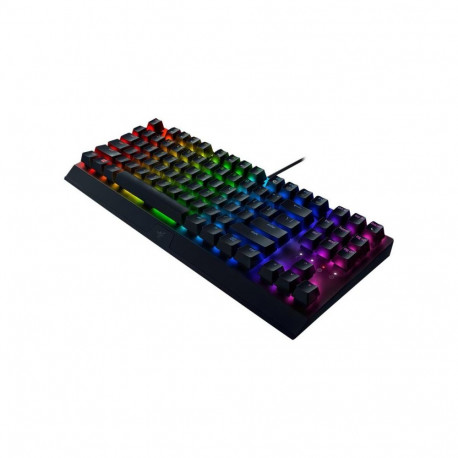Keyboard - Razer BlackWidow V3 Tenkeyless Mechanical Gaming Keyboard With Razer Green Switches Black