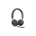 Wireless Headset - Logitech Zone Wireless 2 Teams Version, USB-C Receiver, AI Noise Cancellation, Bl