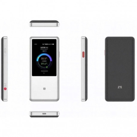 Wireless Router - ZTE U60 (MU5251D) 5G, Wi-Fi 7, 3600 Mbit/s, Black