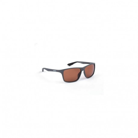 Fishing Goggles - Shimano Technium Polarised Sunglasses, UV-400 Cat. 3, Copper Lenses, Matte Dark Gr