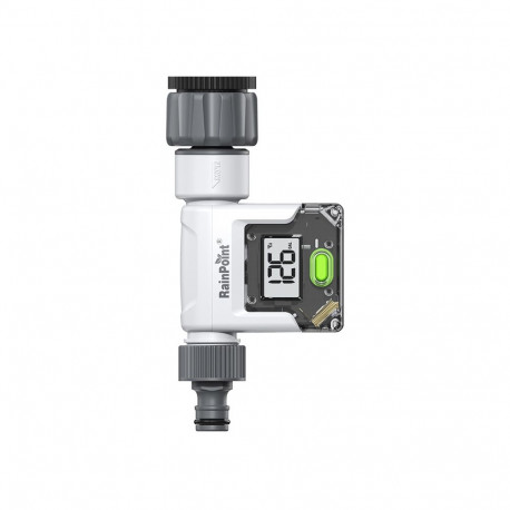 Water Flow Meter - RainPoint Digital Water Flow Meter 20–2,400 L/h ±5% Accuracy Black