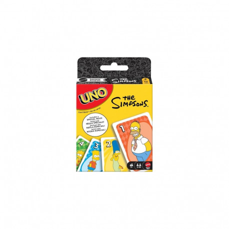 Game - Mattel UNO The Simpsons 112 Cards Special Rule "Woo-hoo! D'OH!"