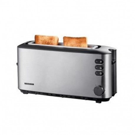 Toaster - Severin AT 2515 2-Slice Stainless Steel With Adjustable Browning Control Silver