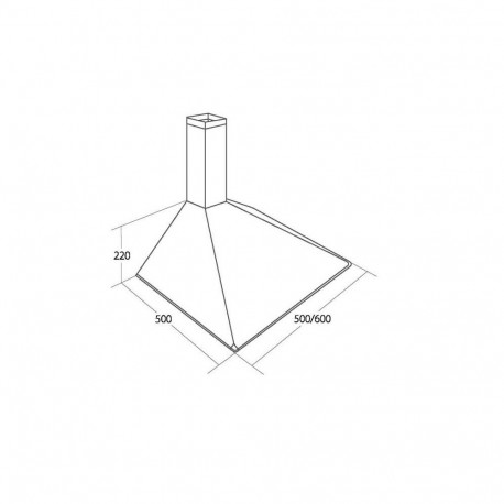 Cooker Hood - AKPO WK-5 Soft 60 Ducted/Recirculating White