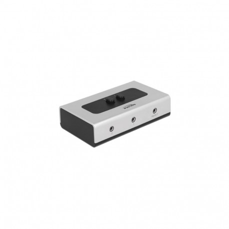 DeLOCK 87699 audio switch Black, Grey