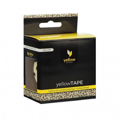 Kinesioloogiline teip Yellow Sport 5 cm x 5 m leopard
