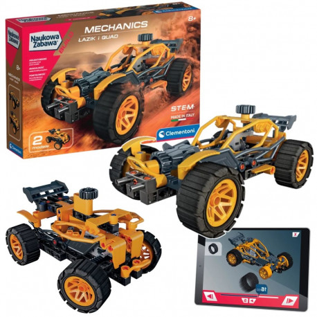 Clementoni mehaanikalabor Naukowa Zabawa 50796 kulgur ja mönkijä, poolakeelne