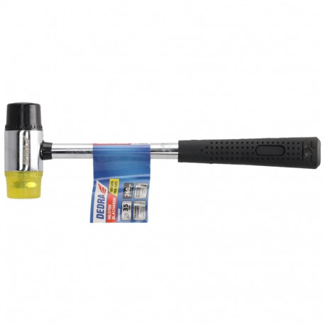 Plekksepa haamer 35mm terasvarrega kummi/plastikotstega