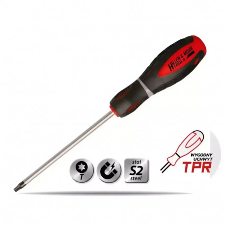 Wkrętak torx t6x60mm, stal s2, uchwyt 3-materiałowy