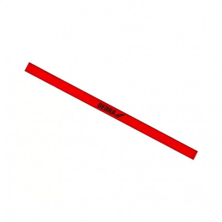 Puusepa pliiats HB 24,5cm, punane