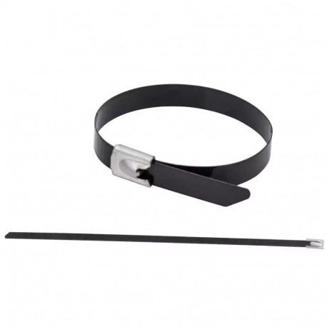 Stalowe opaski zaciskowe powlekane, 4.6x290mm, ss304, 20szt.