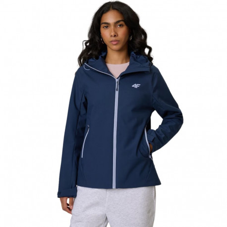Kurtka damska techniczna 4F F1111 granatowa 4FWSS26TTJAF1111 31S 2XL