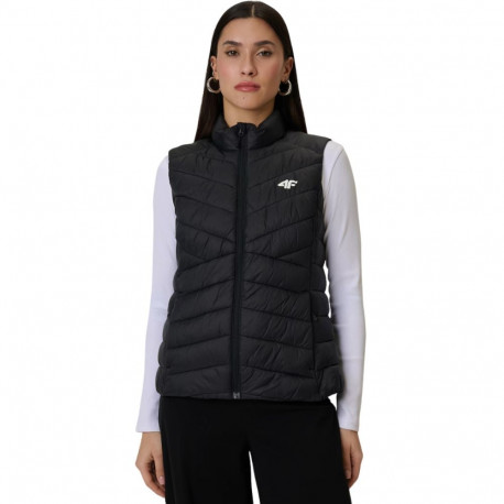 Kamizelka damska 4F F347 głęboka czerń 4FWSS26TVJAF347 20S XL