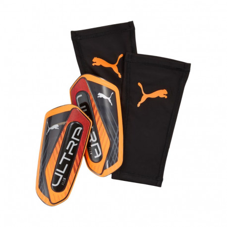 Ochraniacze piłkarskie Puma Ultra Light Sleeve Heat Fire pomarańczowe 30989 05 L
