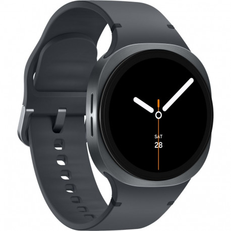 Galaxy Watch8 (dunkelgrau, 40 mm, LTE, Sport Band S/M)