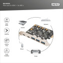 Digitus PCIe card 2x USB-C + 3x USB A