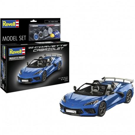 Model Set Corvette C8 Cabriolet (Maßstab: 1:25)