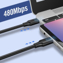 Ugreen US286 USB-C - USB-C PD QC 3A 480Mb/s 2m Cable - Black
