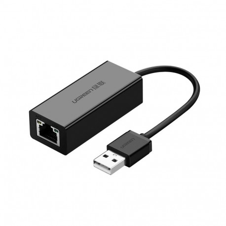 Ugreen external network card RJ45 - USB 2.0 100 Mbps Ethernet black (CR110 20254)