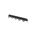19" CABLE MANAGEMENT 5 RINGS TYPE B 1U BLACK LANBERG
