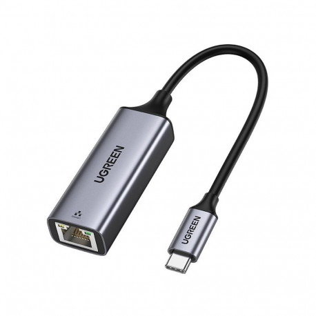 Ugreen Ugreen external network adapter RJ45 - USB Type C (1000 Mbps / 1 Gbps) Gigabit Ethernet gray 