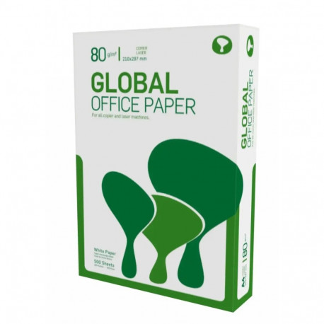 Papīrs Global A4 80g/m2  500 loksnes/iepakojumā