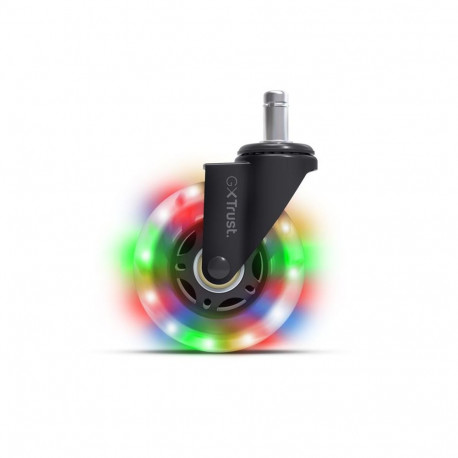 Tarvik Trust GXT701 kummi rattad toolile (5tk) RGB