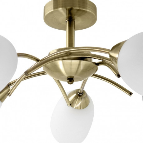 klassikaline laelühter ripplamp Activejet NIKITA patina 5xE27 elutuppa