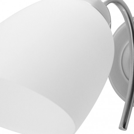 Classic single wall lamp Activejet NIKITA nickel E27 for the living room