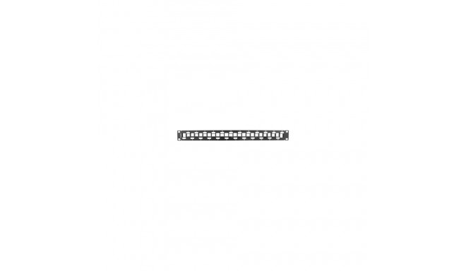 Lanberg PPKS-1224-B patch panel 1U