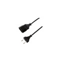 LogiLink 1m, 2xCEE 7/16 Black CEE7/16