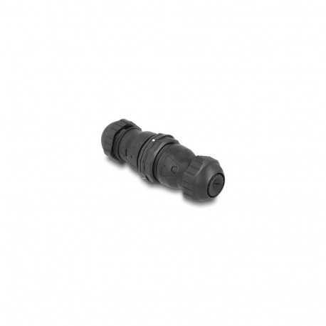 DeLOCK Cable connector LSA to LSA Cat.6A IP68 dust and waterproof black