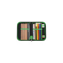 Herlitz SoftLight Plus Greenline Explorer school bag set Boy Polyester Black, Green