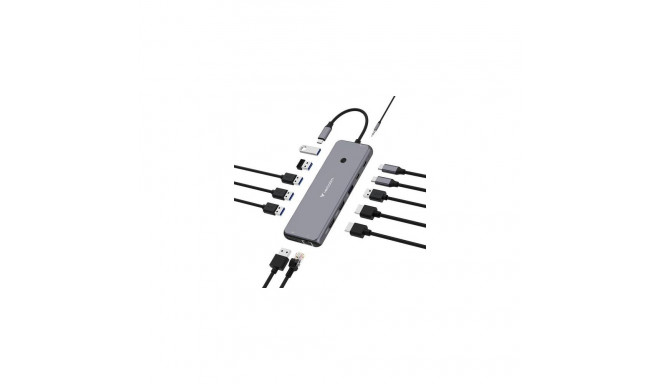 Verbatim CMH-13 USB Type-C 10000 Mbit/s Silver
