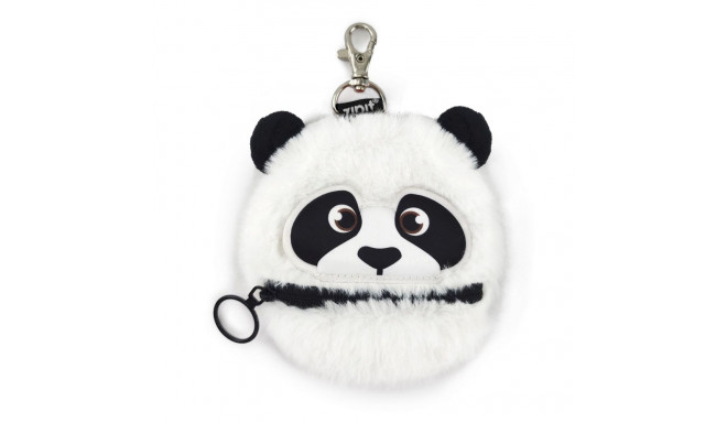 Võtmehoidja-rahakott ZIPIT, Mini Plush Key, panda