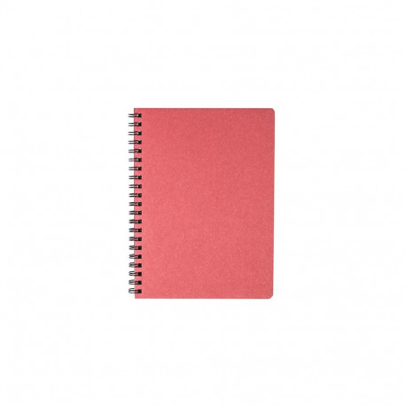 Spiraalköitega kaustik TIMER, 224 lehte, punane, ruuduline