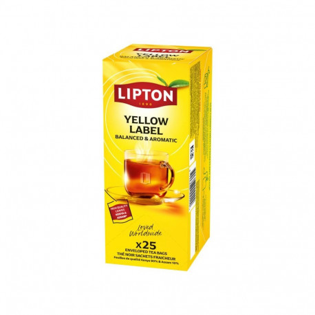 Tee LIPTON Yellow Label Express, ümbrikes, 25x1,8g